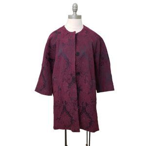 CT423 Helene Berman London Burgandy Blazer M